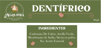 Etiqueta Dentífrico
