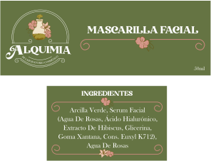 Etiqueta Mascarilla Facial