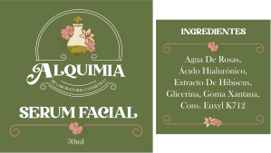Etiqueta Serum Facial