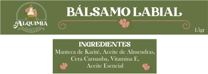 Etiqueta Bálsamo Labial